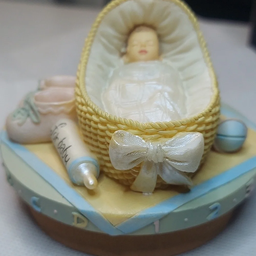 Vintage Our America newborn baby scene 